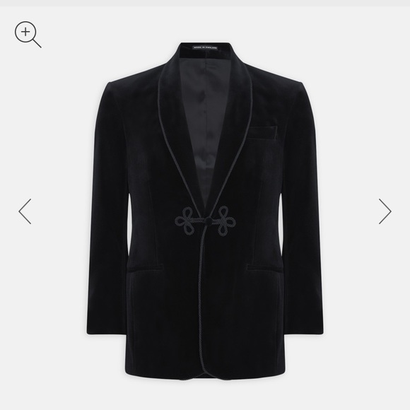 Turnbull & Asser Suits & Blazers Turnbull And Asser 4r Black Velvet